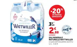 Maximarché WATTWILLER Eau minerale naturelle offre