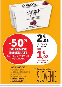 Maximarché SIGGI'S Skyr offre