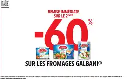 Intermarché Contact GALBANI Sur les fromages offre