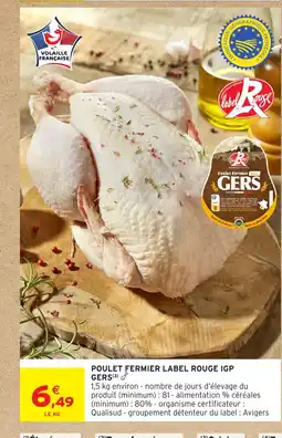 Intermarché Contact Poulet fermier label rouge igp gers offre