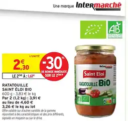 Intermarché Contact SAINT ÉLOI Ratatouille bio offre