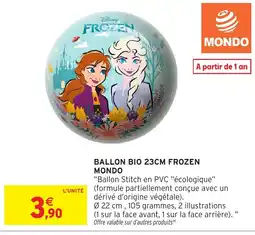 Intermarché Contact MONDO Ballon bio frozen offre