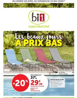 Bi1 Bain de soleil pliant offre