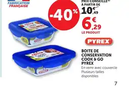 Bi1 PYREX Boite de conservation cook & go offre