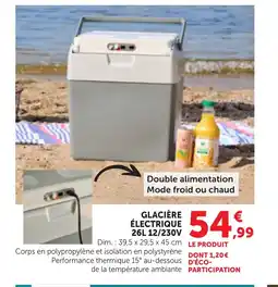 Bi1 Glacière électrique offre