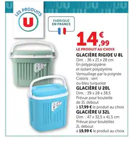 Bi1 U Glacière rigide offre