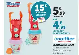 Bi1 ECOIFFIER Seau garni offre