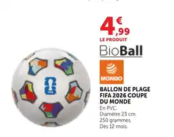 Bi1 MONDO Ballon de plage fifa 2026 coupe du monde offre