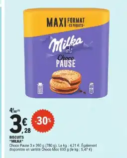 E.Leclerc Express MILKA Biscuits offre