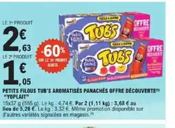 E.Leclerc Express YOPLAIT Petits filous tub's aromatisés panachés offre découverte offre