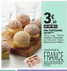 E.Leclerc Express Mini tropéziennes nature offre