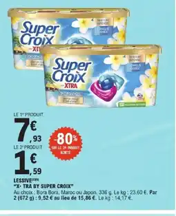 E.Leclerc Express X-TRA BY SUPER CROIX Lessive offre