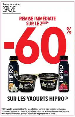 Intermarché Hyper HIPRO Sur les yaourts offre