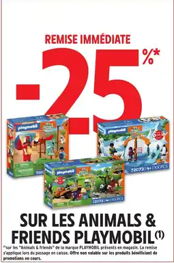 Intermarché Hyper PLAYMOBIL Sur les animals & friends offre