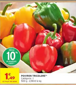 Intermarché Hyper Poivron tricolore offre