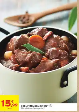 Intermarché Hyper Boeuf bourguignon offre