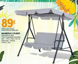 E.Leclerc BALANCELLE 3 PLACES offre