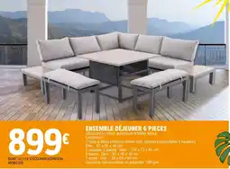 E.Leclerc ENSEMBLE DÉJEUNER 6 PIÈCES offre