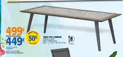 E.Leclerc TABLE FIXE LAMBADA offre