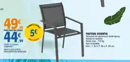 E.Leclerc FAUTEUIL ESSENTIA offre