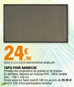 E.Leclerc TAPIS POUR BARBECUE offre