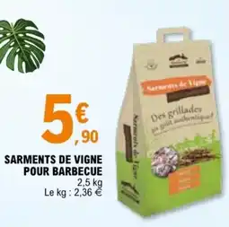 E.Leclerc SARMENTS DE VIGNE POUR BARBECUE offre