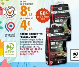 E.Leclerc SAC DE BRIQUETTES BEAUX JOURS offre