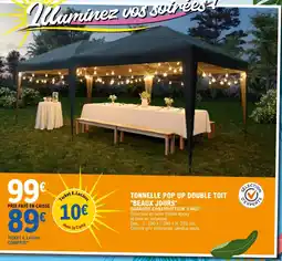 E.Leclerc TONNELLE POP UP DOUBLE TOIT BEAUX JOURS offre