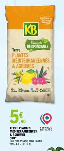 E.Leclerc TERRE PLANTES MÉDITERRANÉENNES & AGRUMES KB offre