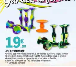 E.Leclerc JEU DE VENTOUSE offre