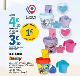E.Leclerc SEA Smoby U GARNI offre