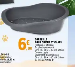 E.Leclerc CORBEILLE POUR CHIENS ET CHATS offre