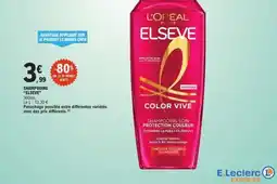E.Leclerc SHAMPOOING “ELSÈVE” offre