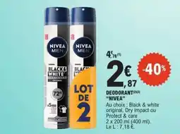 E.Leclerc DÉODORANT “NIVEA” offre