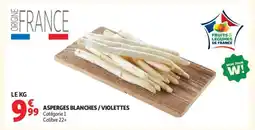 Auchan Asperges Blanches Violettes offre