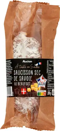 Auchan Auchan a table en france saucisson sec de savoie au beaufort auchan à table en france offre