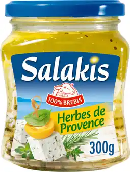 Auchan Salakis dés de fromage de brebis aux herbes de provence salakis offre