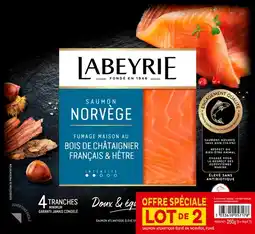 Auchan Labeyrie saumon fumé de norvège labeyrie offre