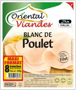 Auchan Oriental viandes blanc de poulet halal oriental viandes offre