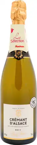 Auchan Pierre chanau crémant d'alsace aop offre