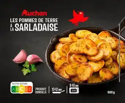Auchan Auchan pommes de terre à la sarladaise surgelées auchan offre