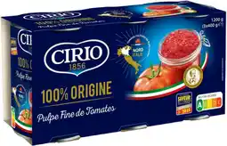 Auchan Cirio pulpe de tomates cirio offre