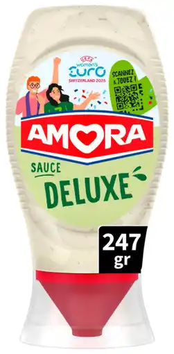 Auchan Amora sauce deluxe amora offre