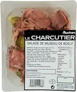 Auchan Auchan salade de museau de boeuf auchan le charcutier offre