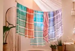 Auchan Actuel fouta rayée actuel offre