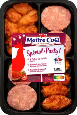 Auchan Supermarché Maitre coq plateau party maître coq offre