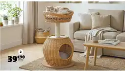 Gifi Arbre à chat en rotin offre