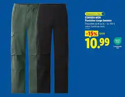 Lidl Esmara - pantalon argo homme offre