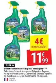 Gamm vert Fertiligène - selection insecticides express offre