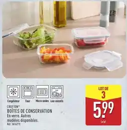 ALDI Boîtes de conservation offre